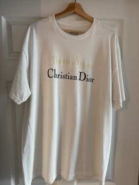 Chinatown Market “Born Again” Christian Dior SS T-Shirt - White - Men’s Size XL